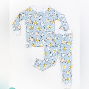 Little Sleepies Breakfast Buddies 2 piece pajama set 3T